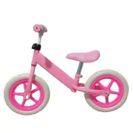 Dečiji bicikl za balansiranje roze 28x15x55 cm