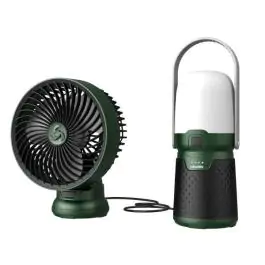 ISKRA ERO akumulatorski kamperski set, ventilator+lampe