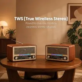 Retro Bluetooth radio 6679BT