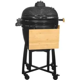 Kamado roštilj 59,5 cm Green Bay – keramički roštilj za pečenje, dimljenje i sporo pripremanje hrane