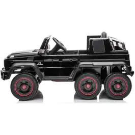 Mercedes-Benz G63 AMG 6x6 dečiji auto na akumulator 12V sa daljinskim upravljačem – crni Premium