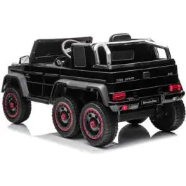 Mercedes-Benz G63 AMG 6x6 dečiji auto na akumulator 12V sa daljinskim upravljačem – crni Premium