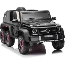 Mercedes-Benz G63 AMG 6x6 dečiji auto na akumulator 12V sa daljinskim upravljačem – crni Premium