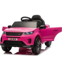 Dečiji automobil na akumulator Land Rover Discovery Roze sa daljinskim upravljačem 2.4 GHz i Bluetooth-om